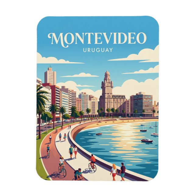 Magnet Flexible Montevideo Uruguay (Vertical)