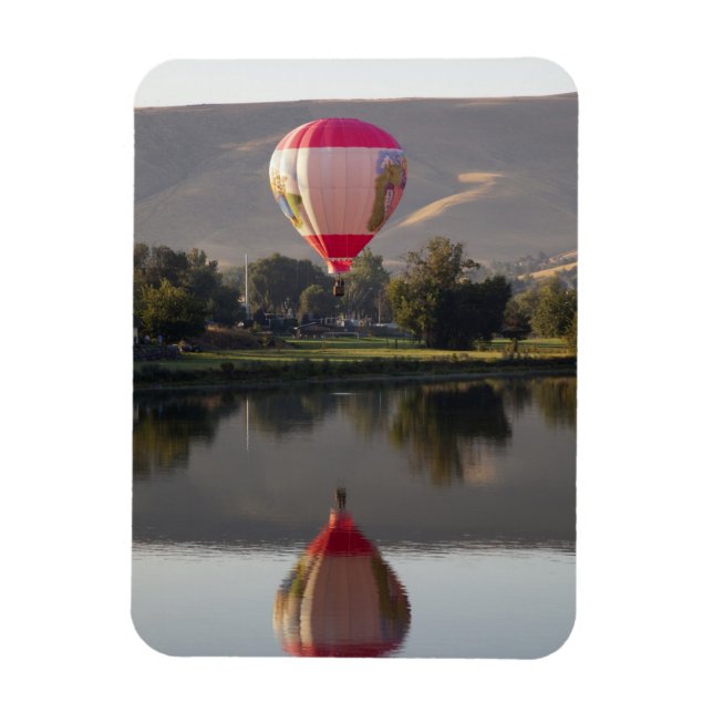 Magnet Flexible Montgolfière au-dessus de la rivière Yakima (Vertical)
