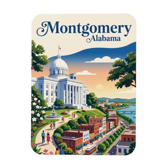 Magnet Flexible Montgomery Riverfront États-Unis (Vertical)