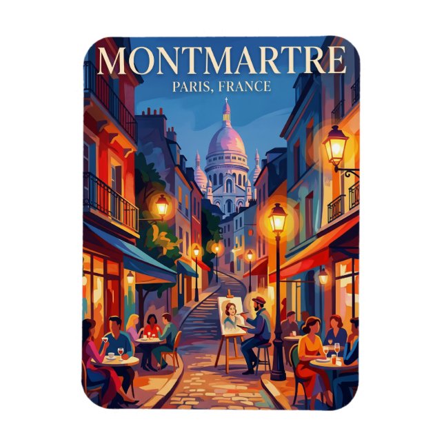 Magnet Flexible Montmartre France (Vertical)