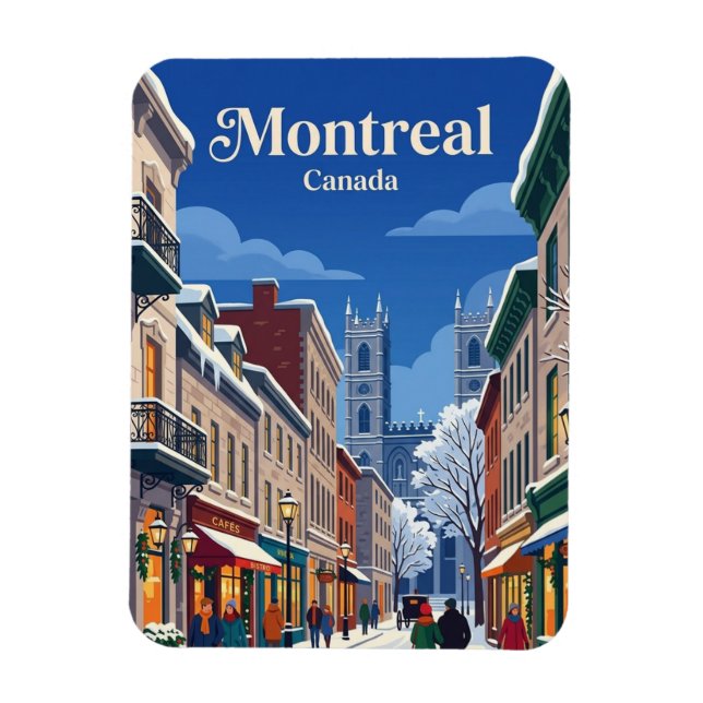 Magnet Flexible Montréal, Québec Canada (Vertical)