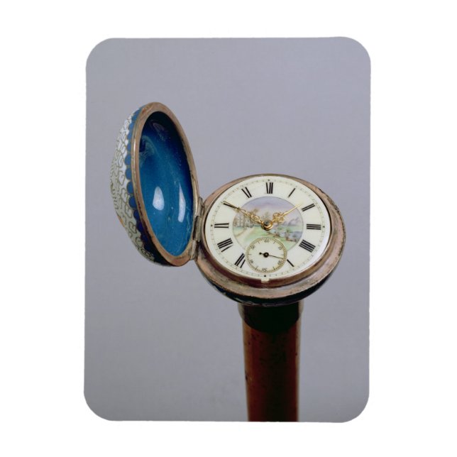 Magnet Flexible Montrer la canne gadget (émail cloisonne) (Vertical)
