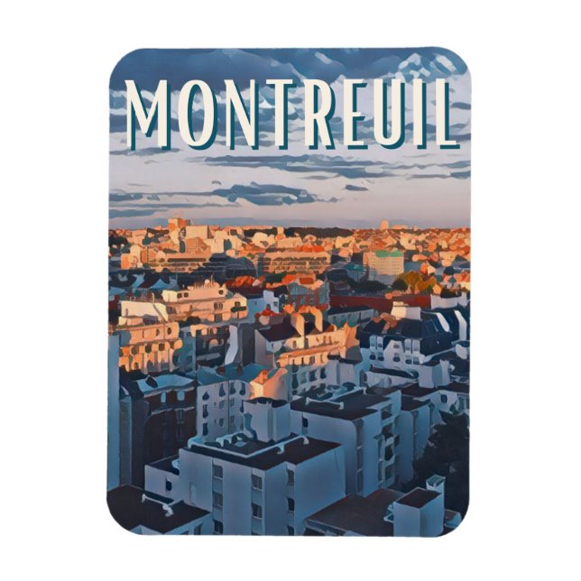 Magnet Flexible Montreuil Photo Vintage (Vertical)