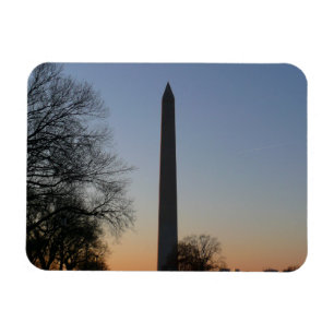 Magnet Flexible Monument de Washington au coucher du soleil