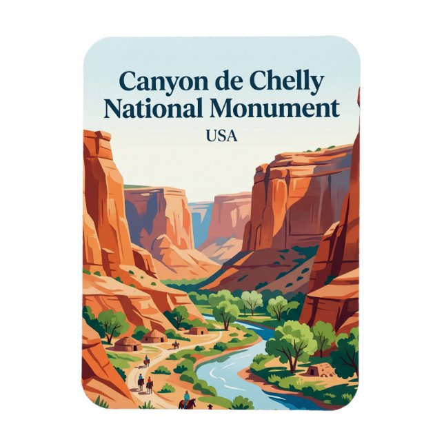 Magnet Flexible Monument national de Canyon de Chelly USA (Vertical)