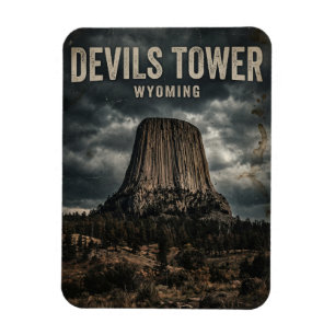 Magnet Flexible Monument national de Devils Tower Wyoming
