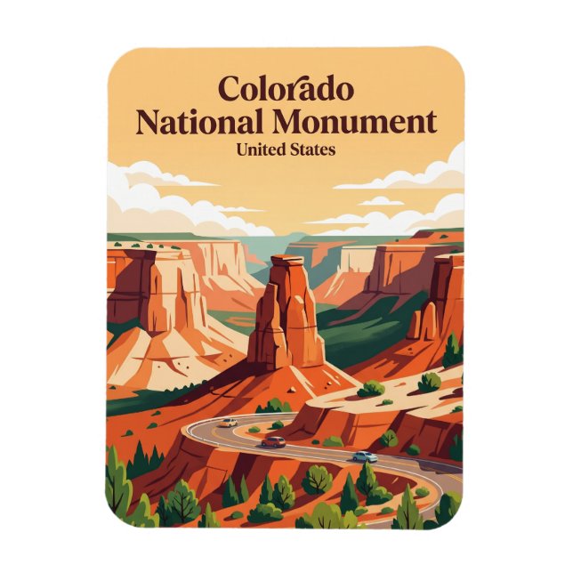 Magnet Flexible Monument national du Colorado Colorado (Vertical)