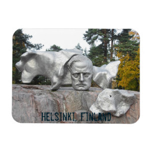 Magnet Flexible Monument Sibelius, Helsinki, Finlande