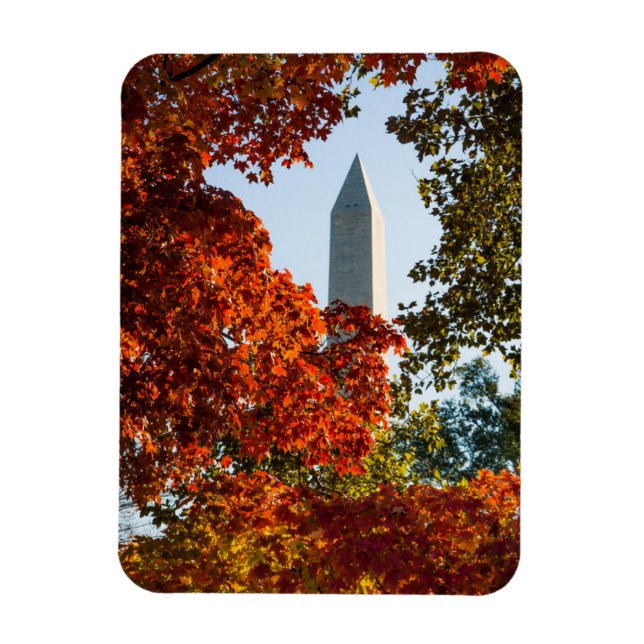 Magnet Flexible Monuments | Washington Monument in Autumn (Vertical)