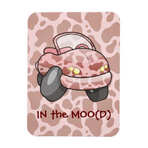 Magnet Flexible Moo Car
