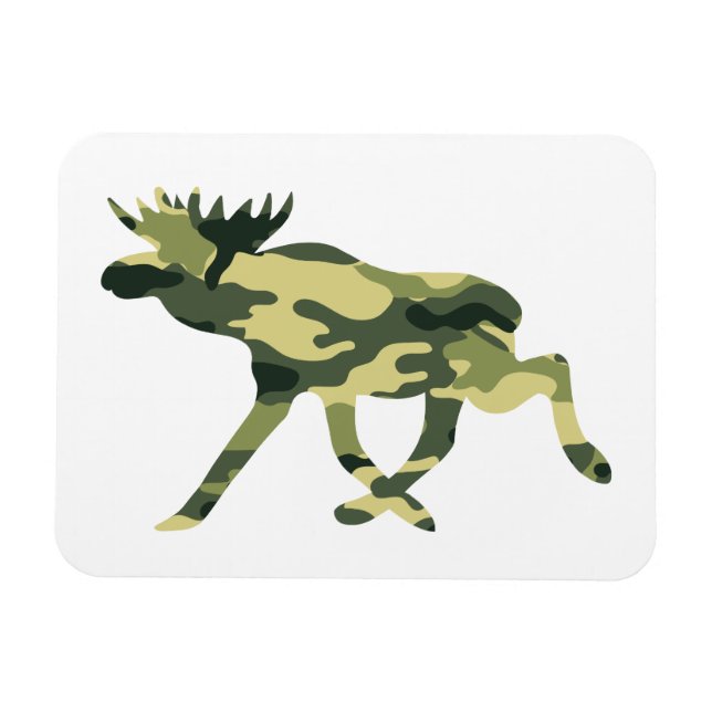 Magnet Flexible Moose / Elk Woodland Camouflage / Camo (Horizontal)