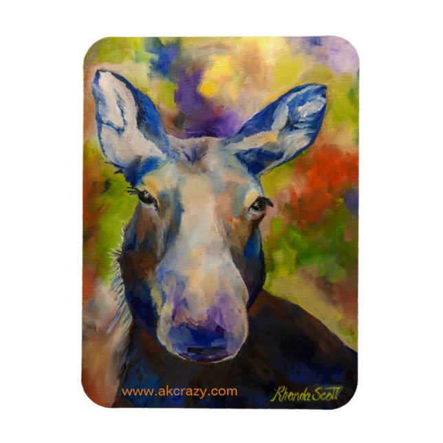 Magnet Flexible Moosey Moose (Vertical)