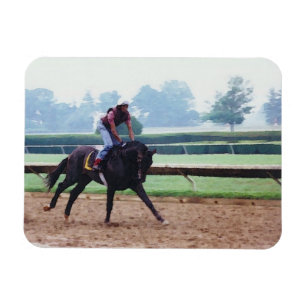 Magnet Flexible Morning Work Out - cheval de course aimant