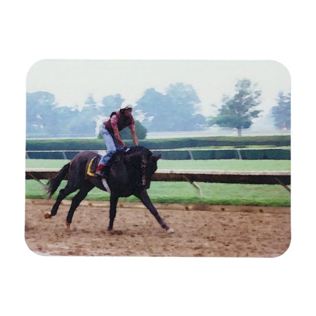 Magnet Flexible Morning Work Out - cheval de course aimant (Horizontal)