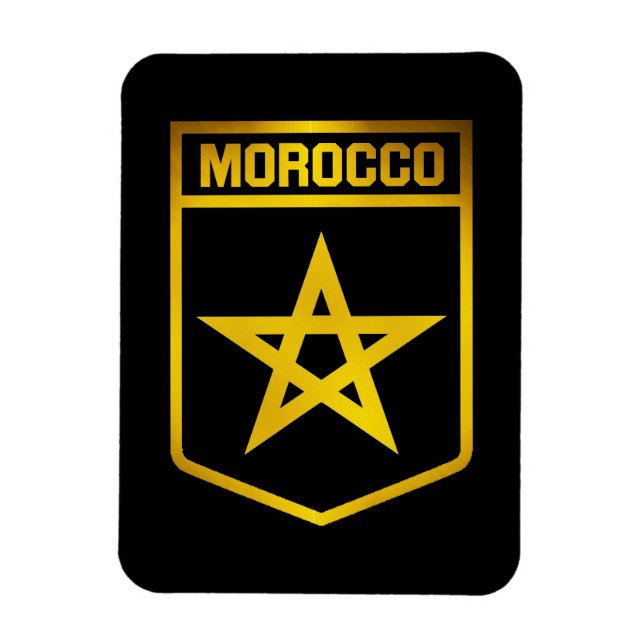 Magnet Flexible Morocco Emblem (Vertical)