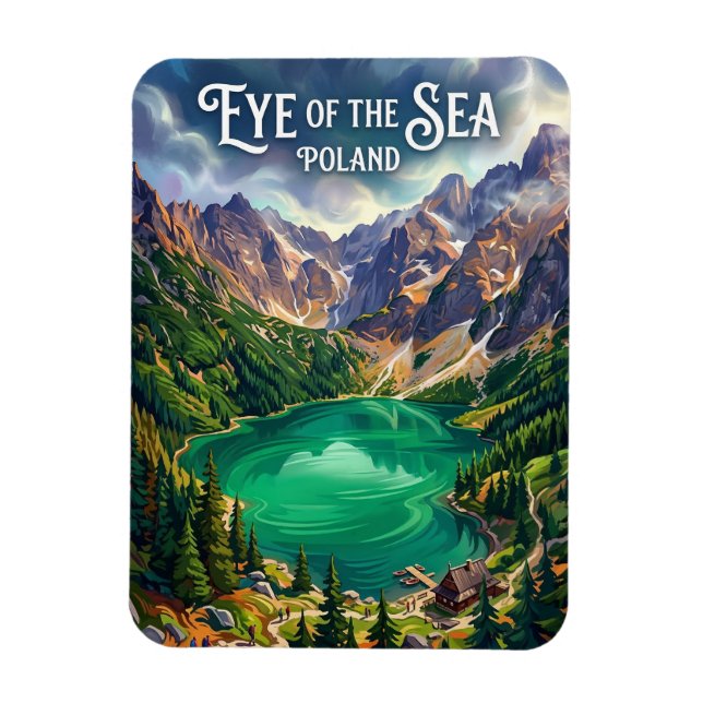 Magnet Flexible Morskie Oko Pologne (Vertical)