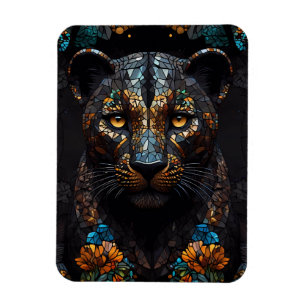 Magnet Flexible Mosaic Leopard Majesty