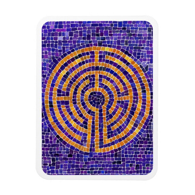 Magnet Flexible MOSAÏQUE LABYRINTHE Aimant flexible 3x4 - Blanc (Vertical)