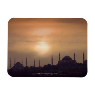 Magnet Flexible Mosquée bleue et Hagia Sophia Turquie, Istanbul