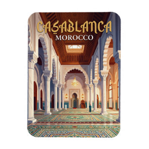 Magnet Flexible Mosquée Hassan II Maroc