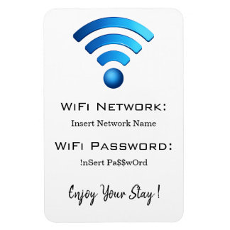 Magnet Flexible mot de passe wifi