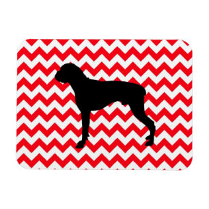 Magnet Flexible Moteur de feu Chevron rouge avec boîte Silhouette