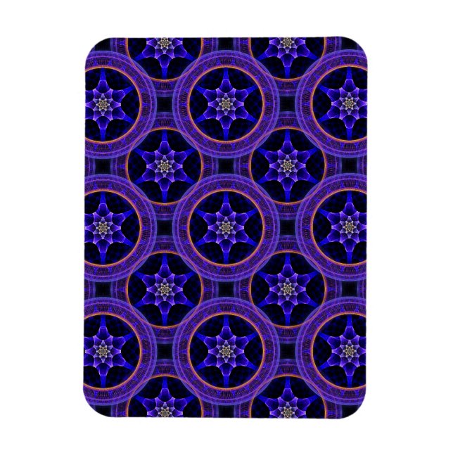 Magnet Flexible Motif Abstrait Élégant Boho Moderne Floral #505 (Vertical)