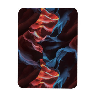 Magnet Flexible motif Abstrait inspiré par Antelope Canyon