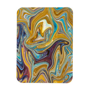 Magnet Flexible Motif abstrait transparent