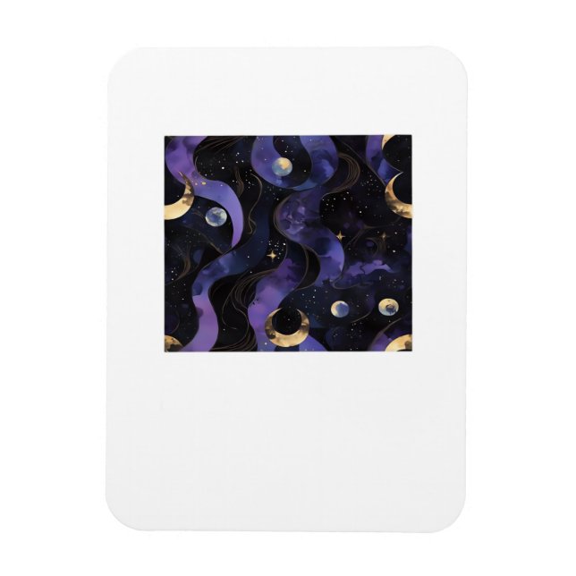 Magnet Flexible Motif Abstrait Whimsigoth Classique (Vertical)