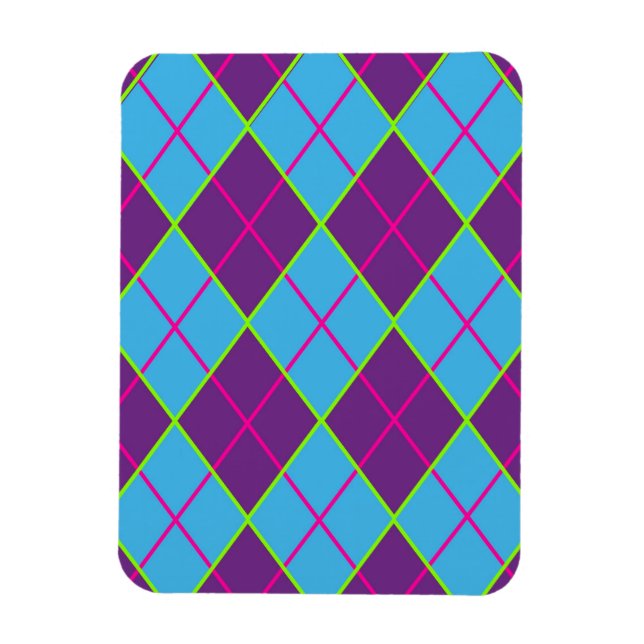 Magnet Flexible Motif Argyle Classique (Vertical)