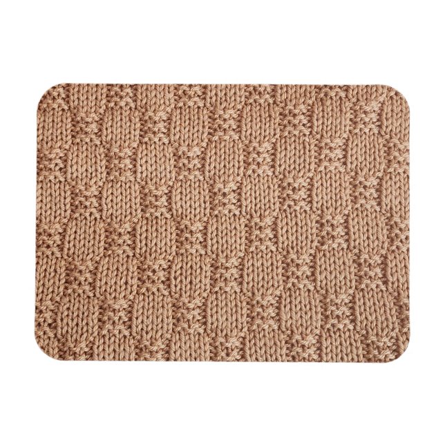 Magnet Flexible Motif Bubble Knit Stitch par Shirley Taylor (Horizontal)