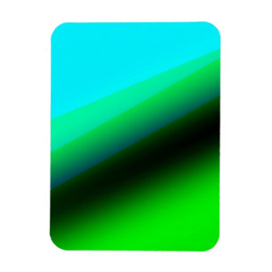 Magnet Flexible Motif d'art abstrait de texture arc-en-ciel vert b
