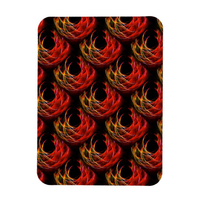 Magnet Flexible Motif d'art abstrait élégant boho moderne mignon # (Vertical)
