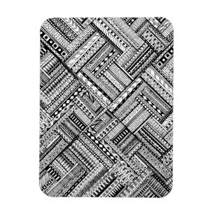 Magnet Flexible Motif d'art tribal inspiré