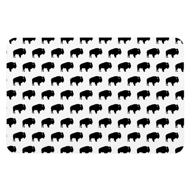 Magnet Flexible motif de bison (Horizontal)