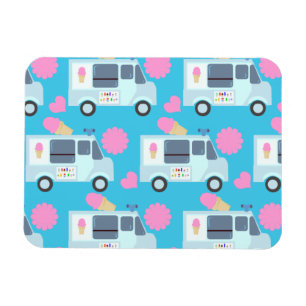 Magnet Flexible Motif de camion à glace