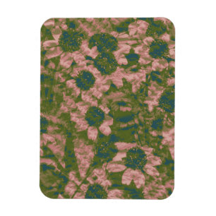Magnet Flexible Motif de camouflage de fleur