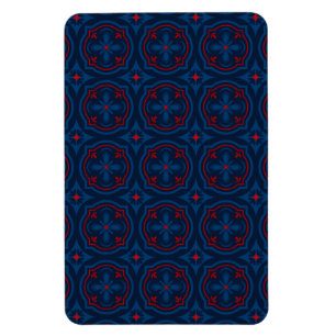 Magnet Flexible Motif de carreau floral décoratif