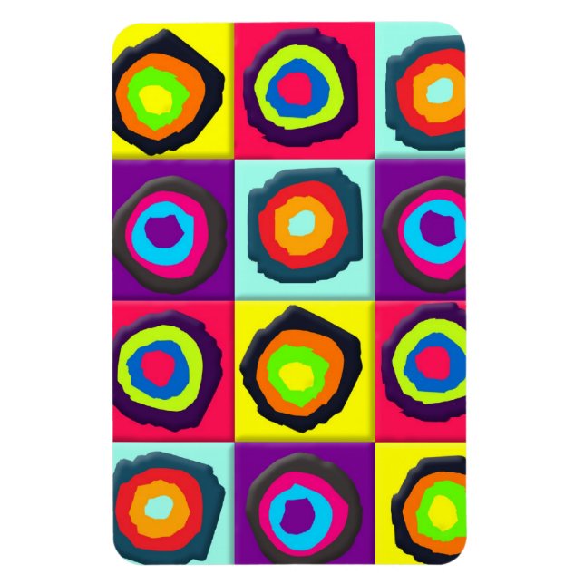 Magnet Flexible motif de cercles (Vertical)