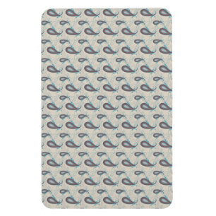 Magnet Flexible Motif de Champagne Paisley