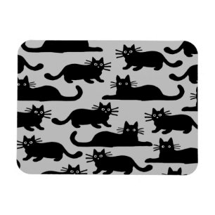 Magnet Flexible Motif de chats noirs