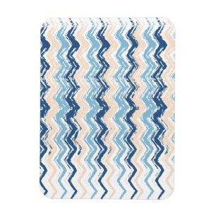 Magnet Flexible Motif de Chevron de l'océan pacifique