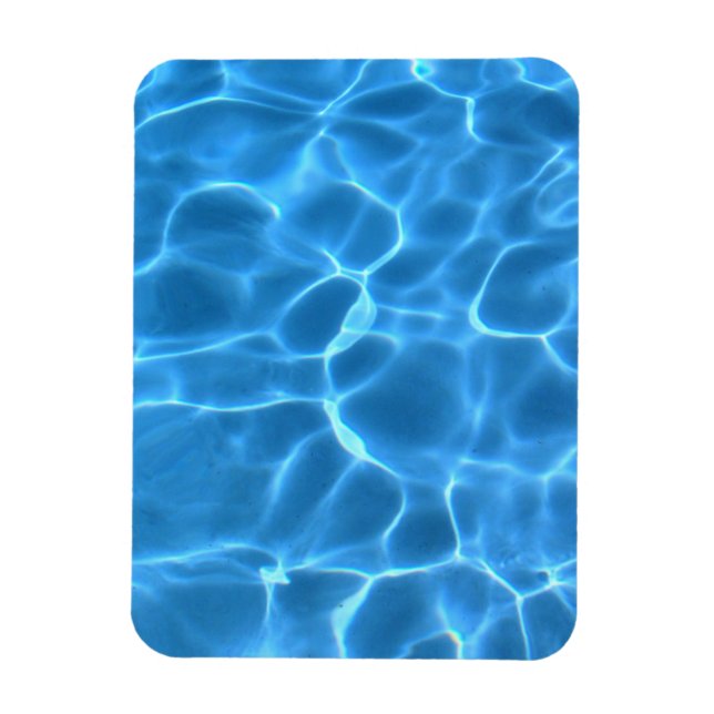 Magnet Flexible Motif de la piscine bleue (Vertical)