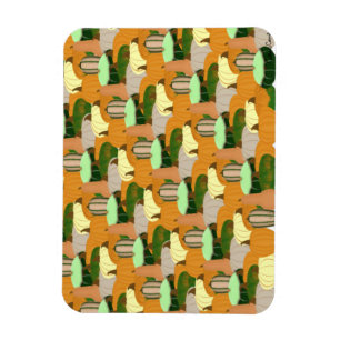 Magnet Flexible Motif de récolte de courge d'automne