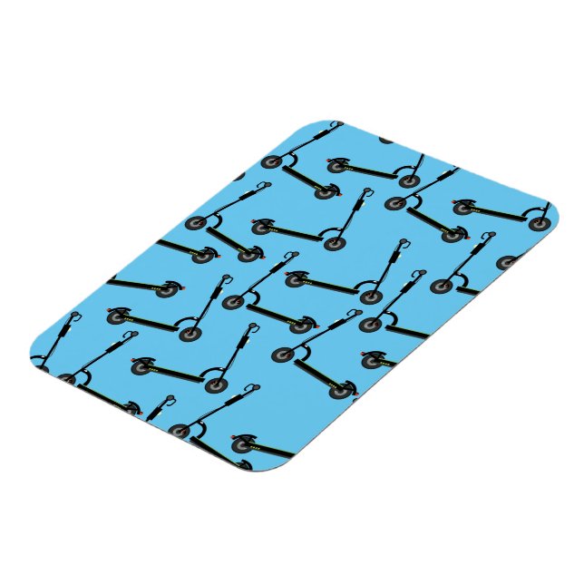 Magnet Flexible Motif de Scooter électronique (Côté Gauche)