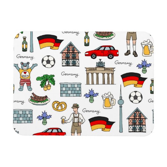 Magnet Flexible Motif De Symboles De L Allemagne Zazzle Fr