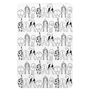 Magnet Flexible Motif des boutons de chien