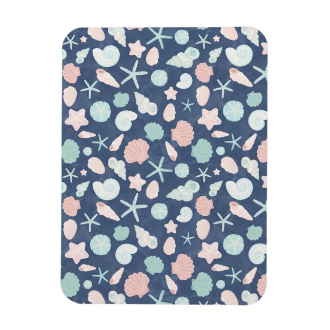 Magnet Flexible motif des coquillages (Vertical)