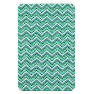 Magnet Flexible Motif Emerald Chevron à facettes